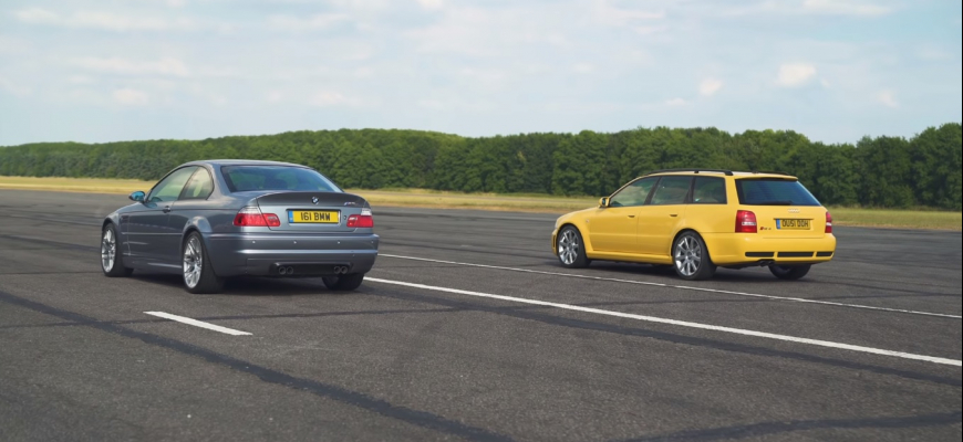Šprint BMW M3 CSL a Audi RS4 B5. Turbo vs atmosféra