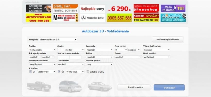 Autobazar.EU má od dnes nový dizajn!