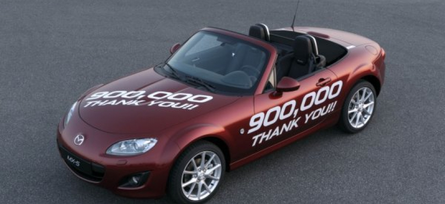 Mazda vyrobila rekordný počet roadsterov MX-5