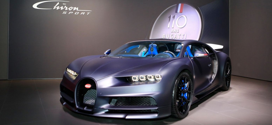 Tomu sa hovorí špeciálna edícia: Bugatti Chiron Sport 110 Ans