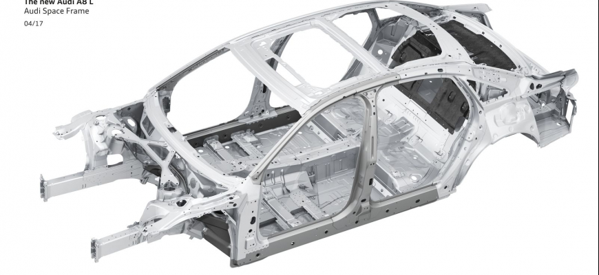 Karoséria Audi A8 bude ťažšia aj napriek použitiu horčíka a karbónu