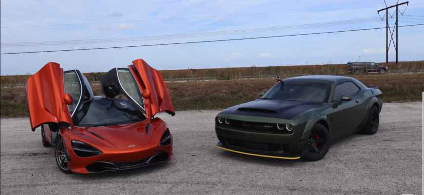 McLaren vs Dodge Demon? Ako protivník sa postavil 720S