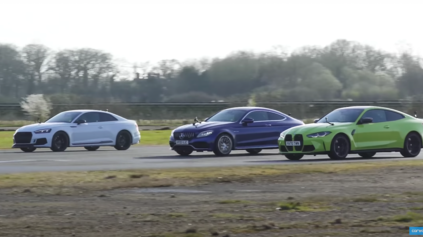 DRAG RACE BMW M4 PROTI AUDI RS5 A C63 AMG