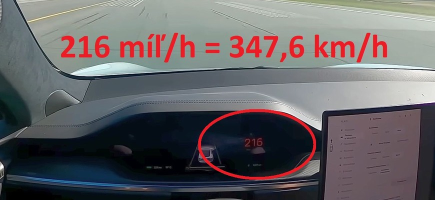 Hacknutá Tesla Model S Plaid zvláda bez obmedzovača 350 km/h. Radšej to ale neskúšajte