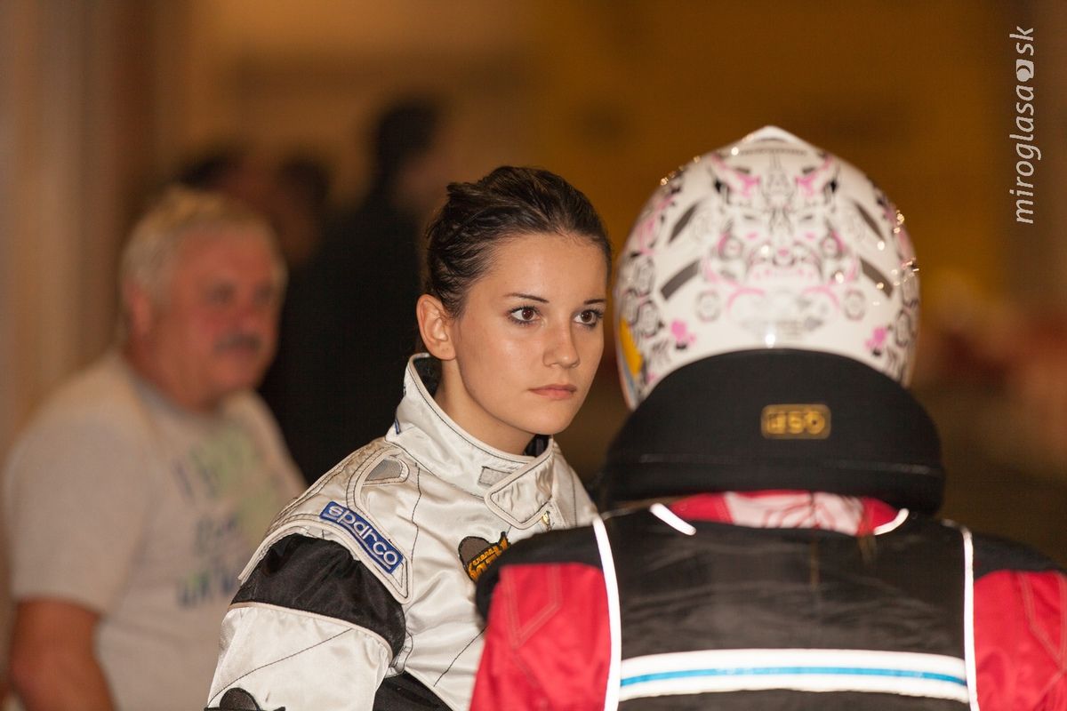 Barbora Barča Pucherová karting