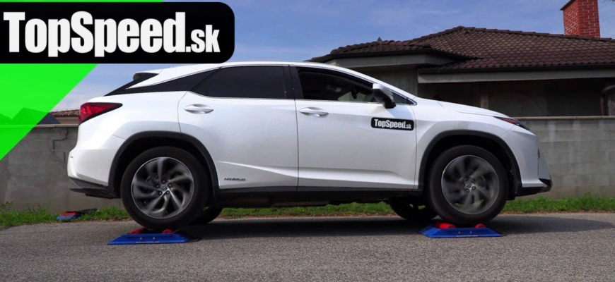 Lexus RX450h 4x4 test inteligencie pohonu