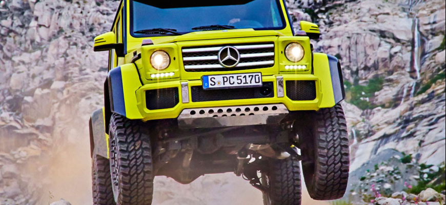 Mercedes pripravuje ozrutný off-road G65 AMG 4x4^2 bez strechy