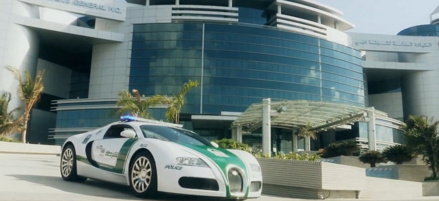 Kde majú policajný Veyron? Predsa v Dubaji...