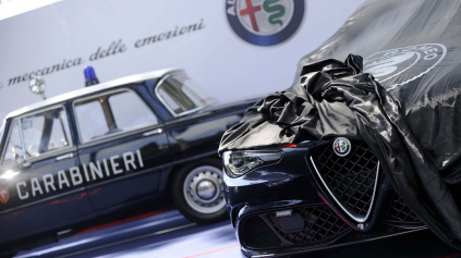 Stíhačka pre carabinierov - Alfa Romeo Giulia Quadrifoglio