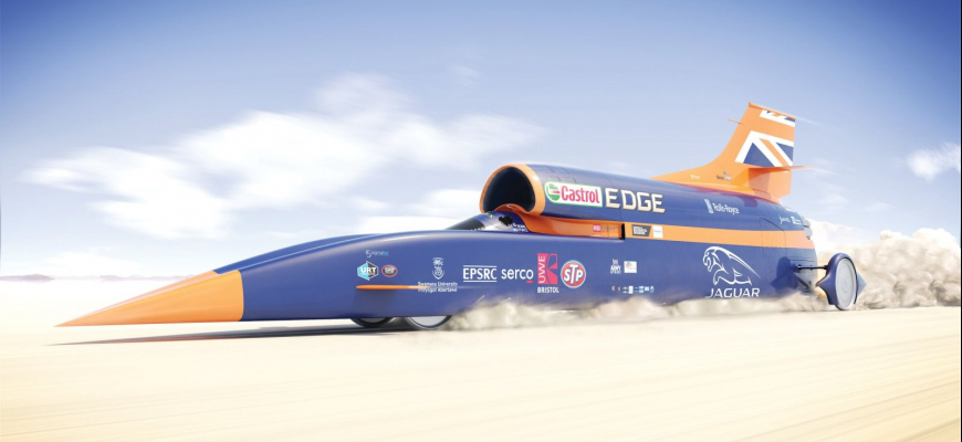 Bloodhound SSC pôjde rýchlosťou 1287 km/h v roku 2017, neskôr zrýchli