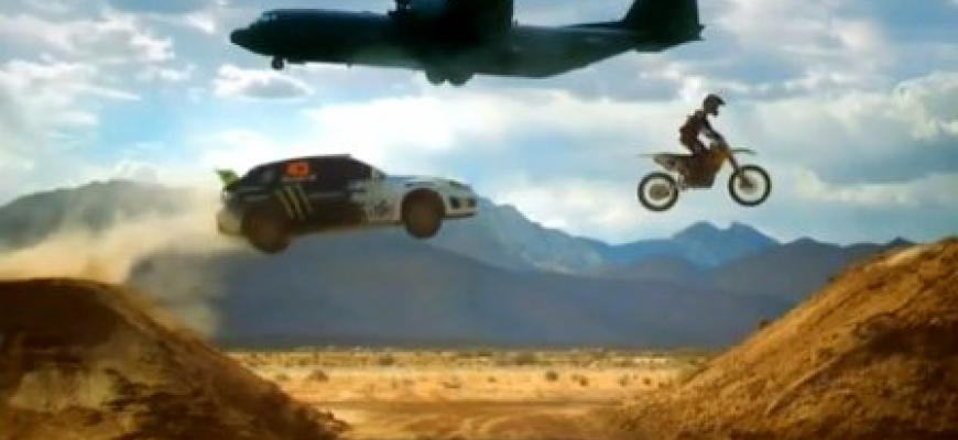 Extrémne video: Ken Block, James May a Top Gear