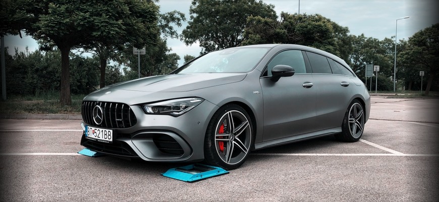 Mercedes CLA 45S AMG Shooting Brake 4x4 test