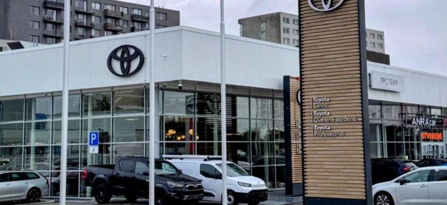 Nový showroom Toyota na Panónskej ceste