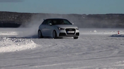 CHRIS HARRIS ON CARS: JAZDA NA ĽADE S AUDI A1 QUATTRO