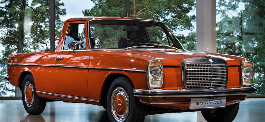 Mercedes pick-up bol už v roku 1972. Volal sa La Pickup