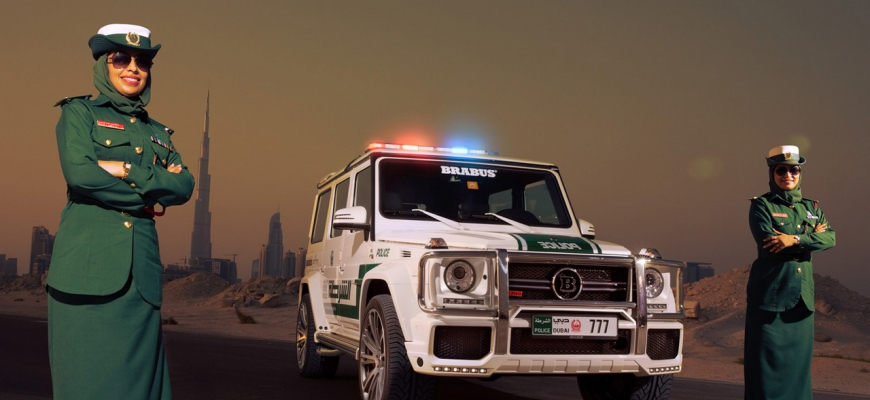 Polícia v Dubaji dostala Brabus B63S s výkonom 700 koní