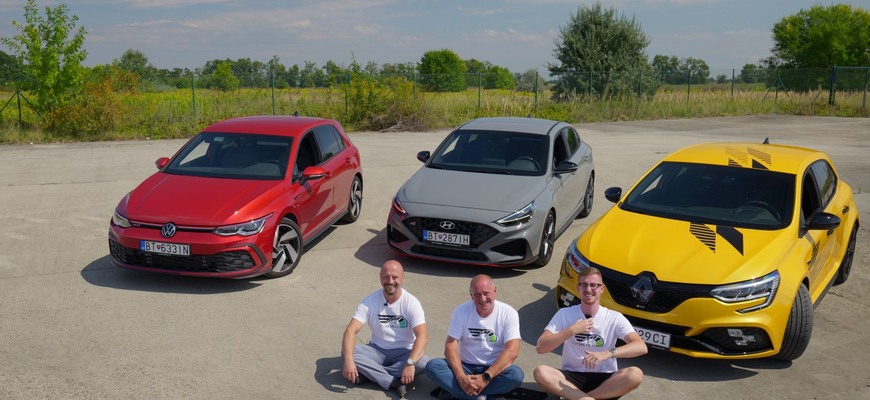 Rozlúčka s hothatchmi - Hyundai i30N, Renault Mégane RS a VW Golf GTI