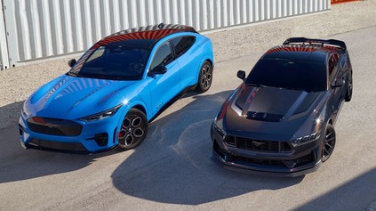 UČEŇ PREKONAL MAJSTRA! FORD MUSTANG PADÁ, PO JEHO PLECIACH VYŠPLHAL HORE MUSTANG MACH-E