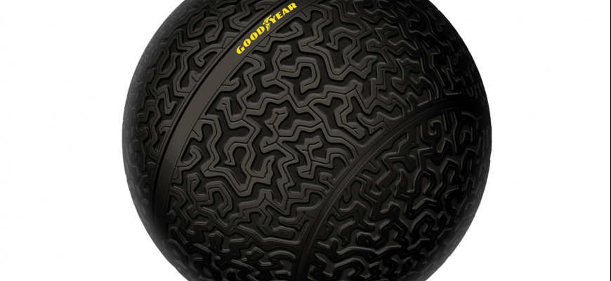 Goodyear tvrdí, že budúcnosť pneumatík je guľa. Predstavili koncept Eagle 360