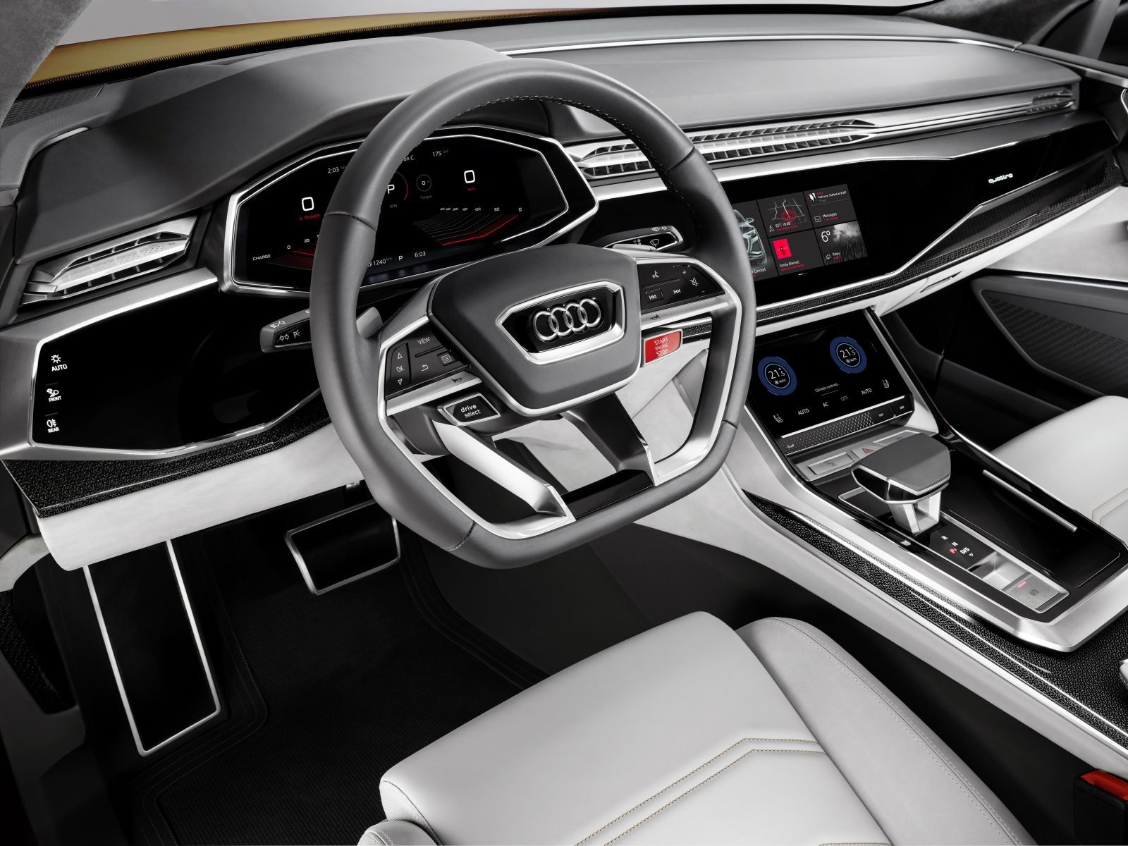 Audi Q8 sport concept 48 V mild-hybrid