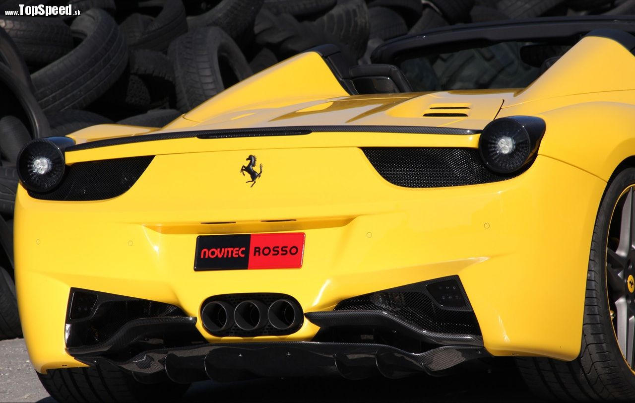 Ferrari odhalilo 458 Spider na autosalóne vo Frankfurte v septembri. Novitec Rosso malo na prípravu vylepšení niekoľko mesiacov.