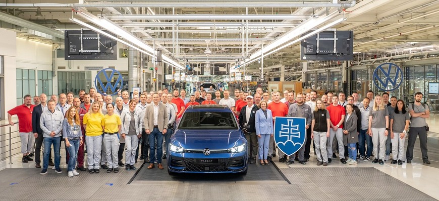 Volkswagen v Bratislave vyrobil už viac ako 100 tisíc kusov modelu Passat najnovšej generácie B9