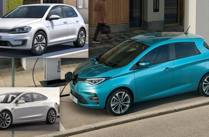 NAJPREDÁVANEJŠIE ELEKTROMOBILY. OPÄŤ VEDIE RENAULT, TESLA SA BIJE S VW