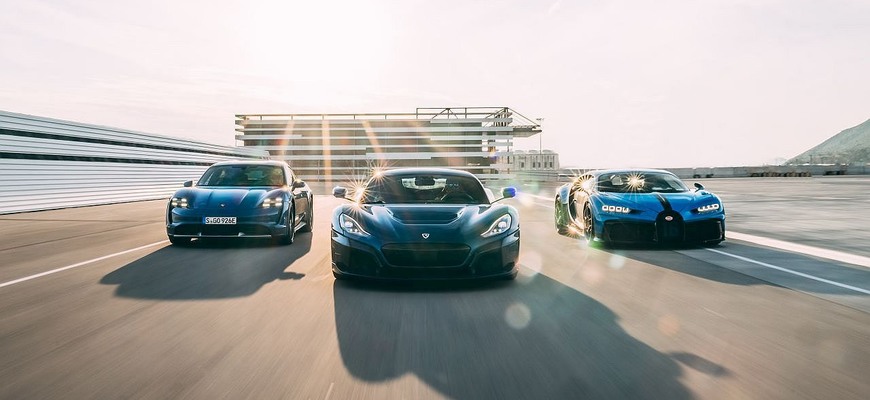 Vznikla superznačka? Porsche spojilo Bugatti Rimac v jedno. Budú robiť iba elektromobily?