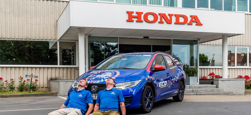 Honda má rekord! Honda Civic spotrebovala len 2,82 l/100km