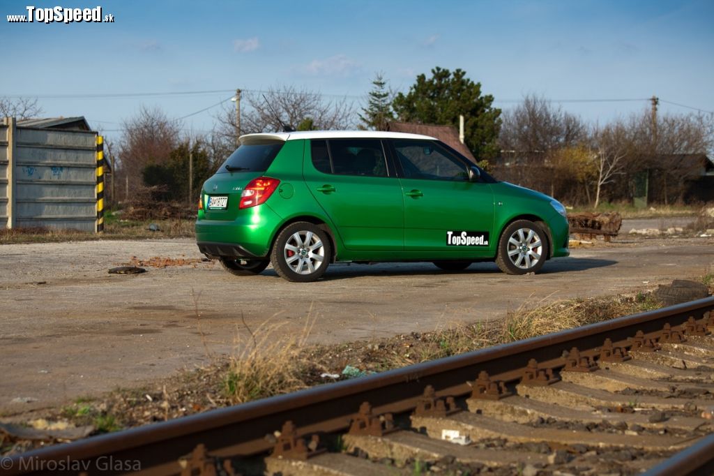 Škoda Fabia RS II je vyššia než by bolo vhodné