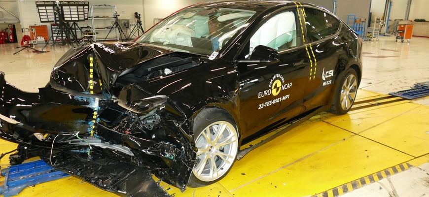Tesla Model Y Euro NCAP: Muskov crossover zvládol nárazové testy s málo vídaným výsledkom