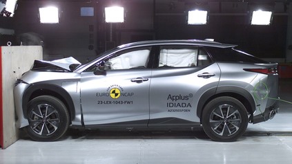 NOVÝ ELEKTRICKÝ LEXUS RZ MÁ ZA SEBOU NÁRAZOVÉ TESTY EURO NCAP. K DOKONALOSTI MU ČOSI CHÝBA