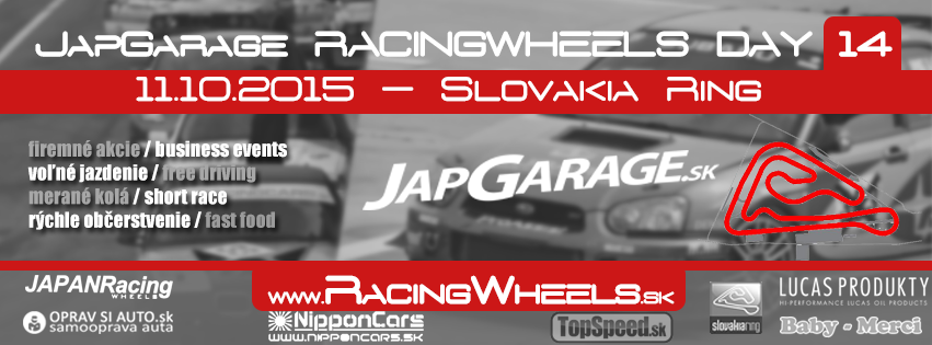 14. JAPGARAGE Racing Wheels Day 2015 SlovakiaRing