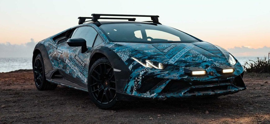 Terénne Lamborghini Huracán Sterrato bude posledným modelom výlučne so spaľovacím motorom