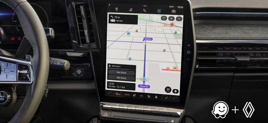 Renault integroval do svojho multimediálneho systému OpenR Link navigačný software Waze