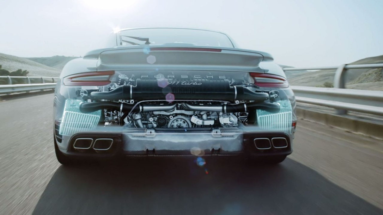 Порше 911 двигатель сзади
