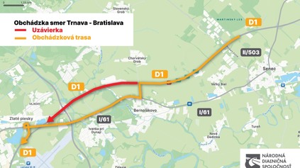 UZÁVIERKA D1 PRI BRATISLAVE UŽ TENTO TÝŽDEŇ. KEDY BUDE HOTOVO?