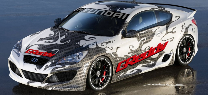 Hyundai Genesis Coupe by GReddy