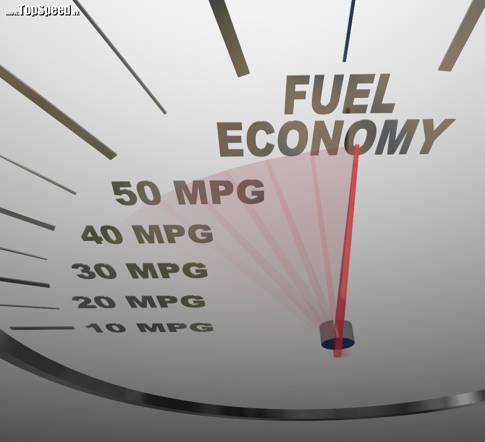 V USA udávajú spotrebu v jednotkách mpg (milles per gallon).