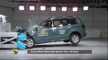 Euro NCAP VW Sharan a SEAT Alhambra zvládli na 4 hviezdičky