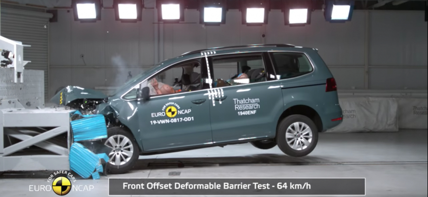 Euro NCAP VW Sharan a SEAT Alhambra zvládli na 4 hviezdičky