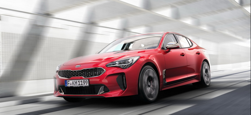 Kia Stinger chce konkurovať prémiovkám, má V6, 370k a zadný náhon