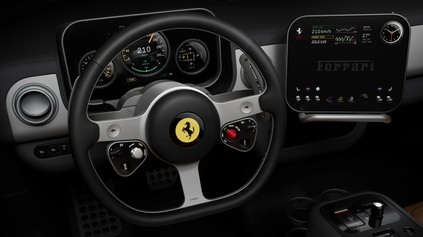 PRVÉ ELEKTRICKÉ FERRARI MÁ MENO! INTERIÉR PRIPOMÍNA IPHONE, NEBUDE VŠAK LEN DOTYKOVÝ
