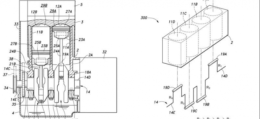 Honda patentovala motor s rôznymi objemami valcov