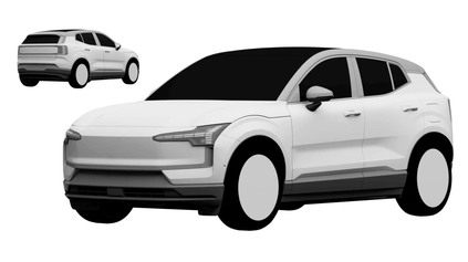 Patentové ilustrácie predčasne odhalili nové Volvo EX30, na trh dorazí už koncom tohto roka