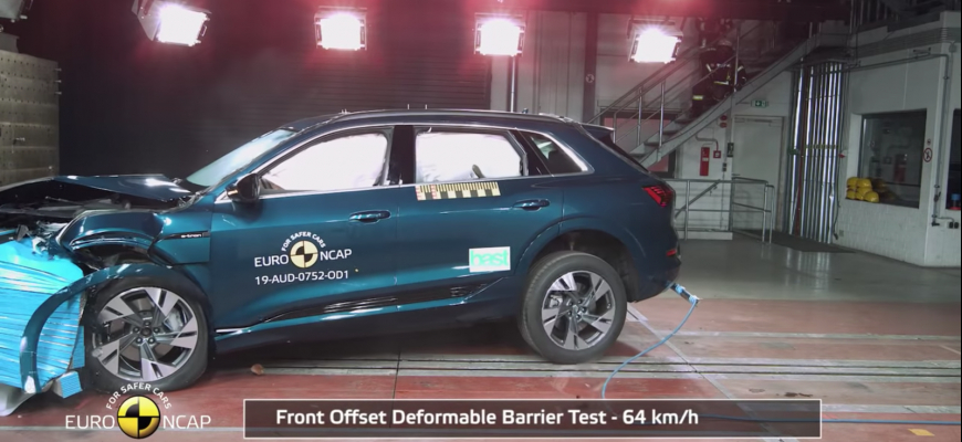 Audi e-tron Euro NCAP testy zvládlo podľa očakávania