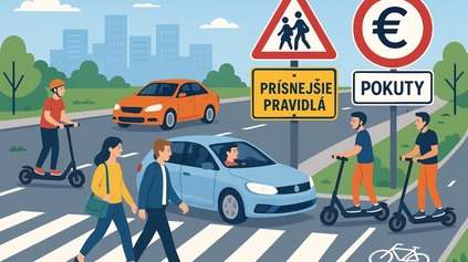 VEĽKÁ NOVELA ZÁKONA O CESTNEJ PREMÁVKE: PREDNOSŤ CHODCOV, PRÍSNEJŠIE POKUTY, ŤAŽŠÍ VODIČÁK!