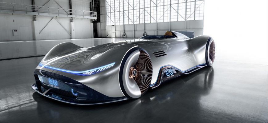 Mercedes Vision EQ Silver Arrow budúcnosť s odkazom histórie