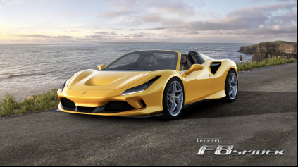 KRÁSNE OTVORENÉ FERRARI F8 SPIDER DÁ 100 KM/H ZA 2,8 SEKUNDY