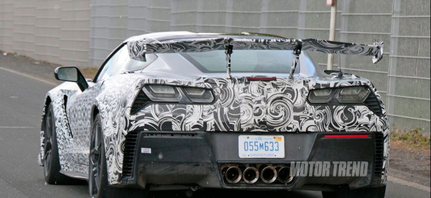 Unikli zábery nového Chevroletu Corvette ZR1! Má masívne aero!